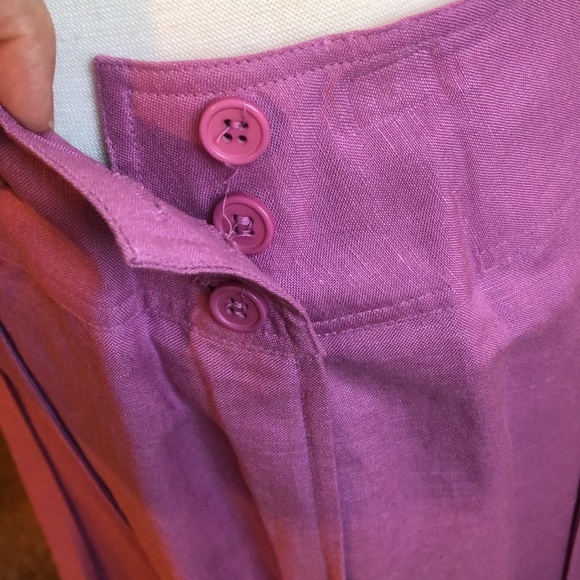 Linen blend skirt - Picture 5 of 10